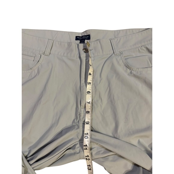 Peter Millar Crown Crafted Bingham Mens Size‎ 38x34 Five Pocket Pants Light Grey - Picture 13 of 14